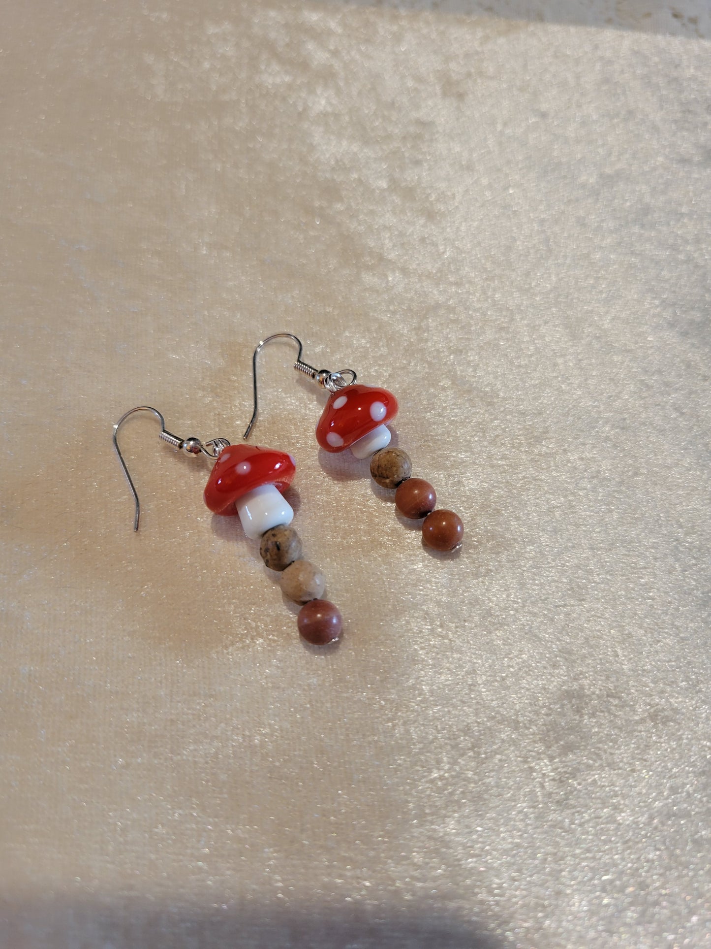 Mushroom earrings